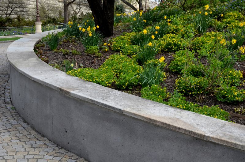 Concrete Retaining Wall Installation