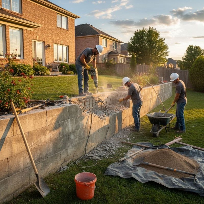 Concrete Wall Pouring