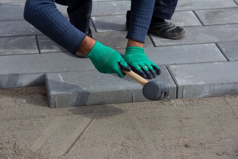 Patio Brick Installation in Burlington, VT
